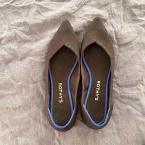 Rothy's Black The Point flats